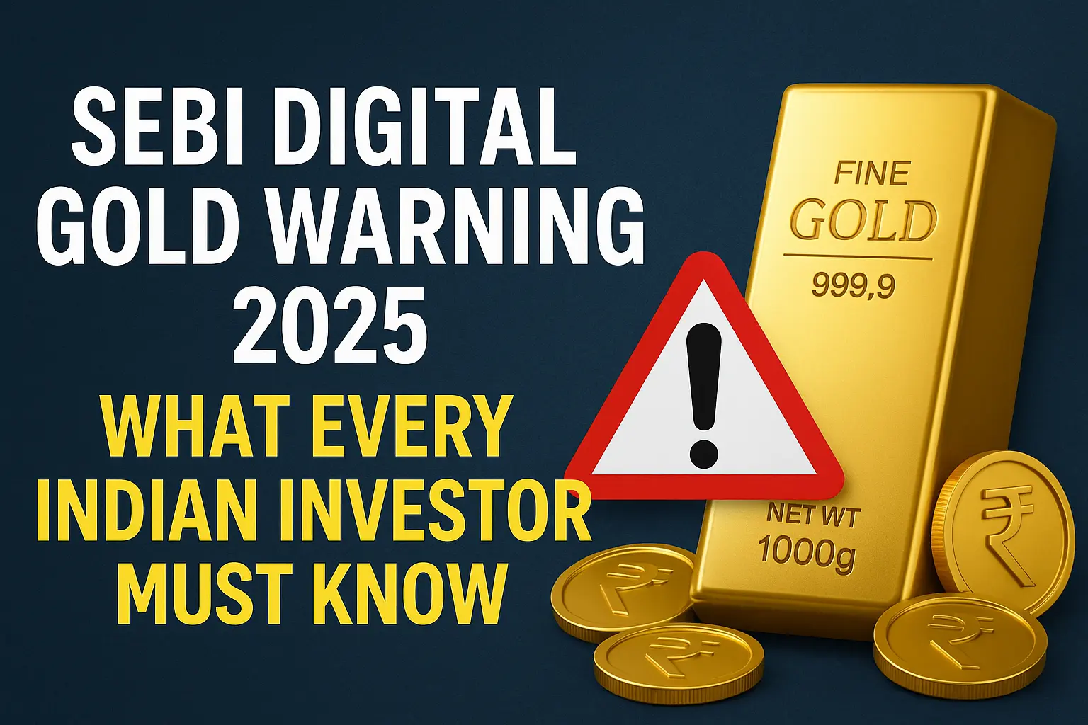 SEBI Raises Red Flag on Digital Gold in India
