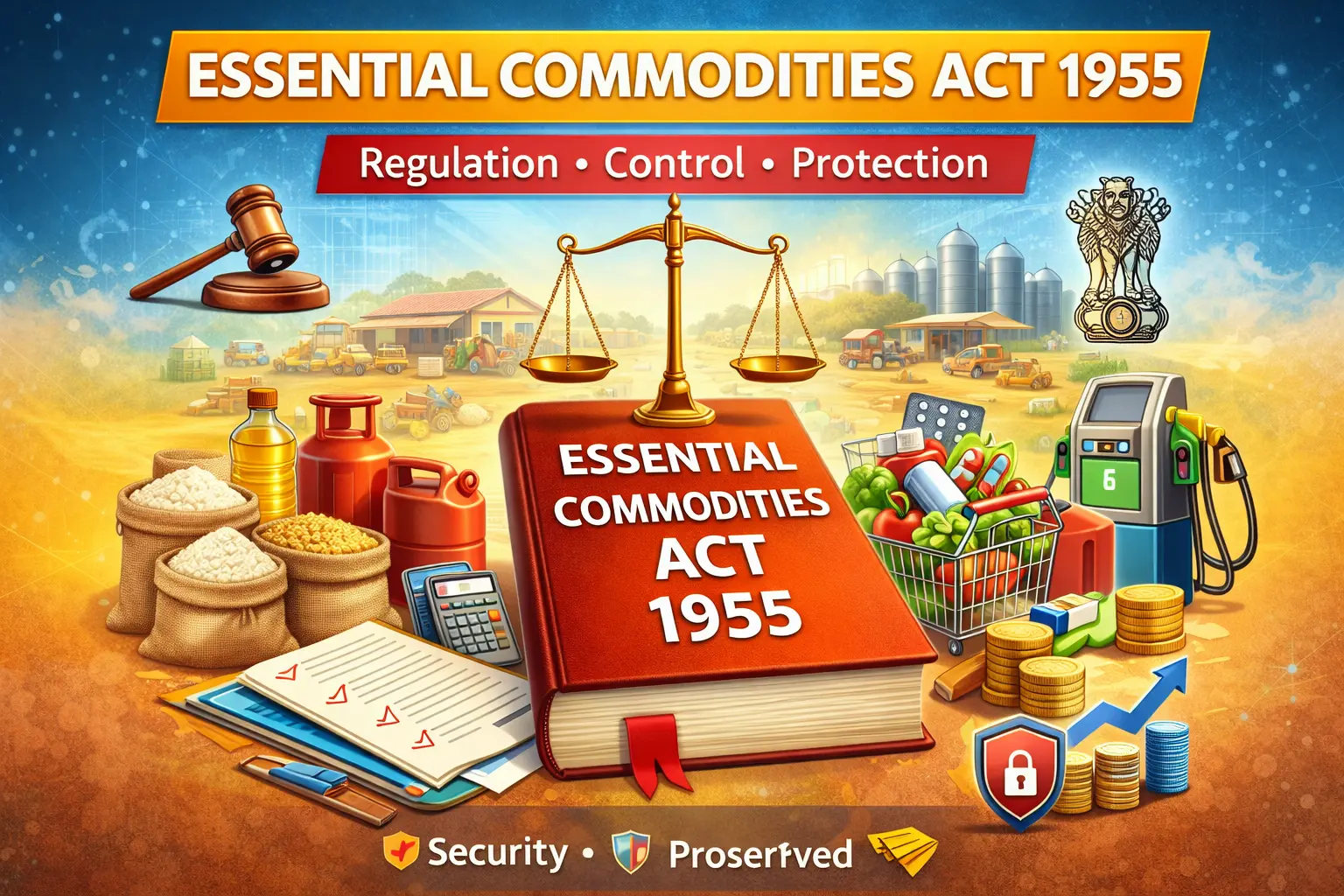 Essential Commodities Act 1955 | Why This 71-Year-Old Law Is India’s Shield Against West Asia War Price Shocks